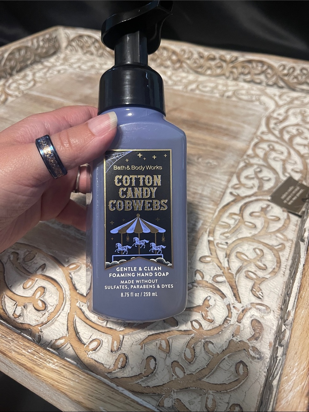 Bath & Body Works Cotton Candy Cobwebs Foaming Hand Soap - Lavender